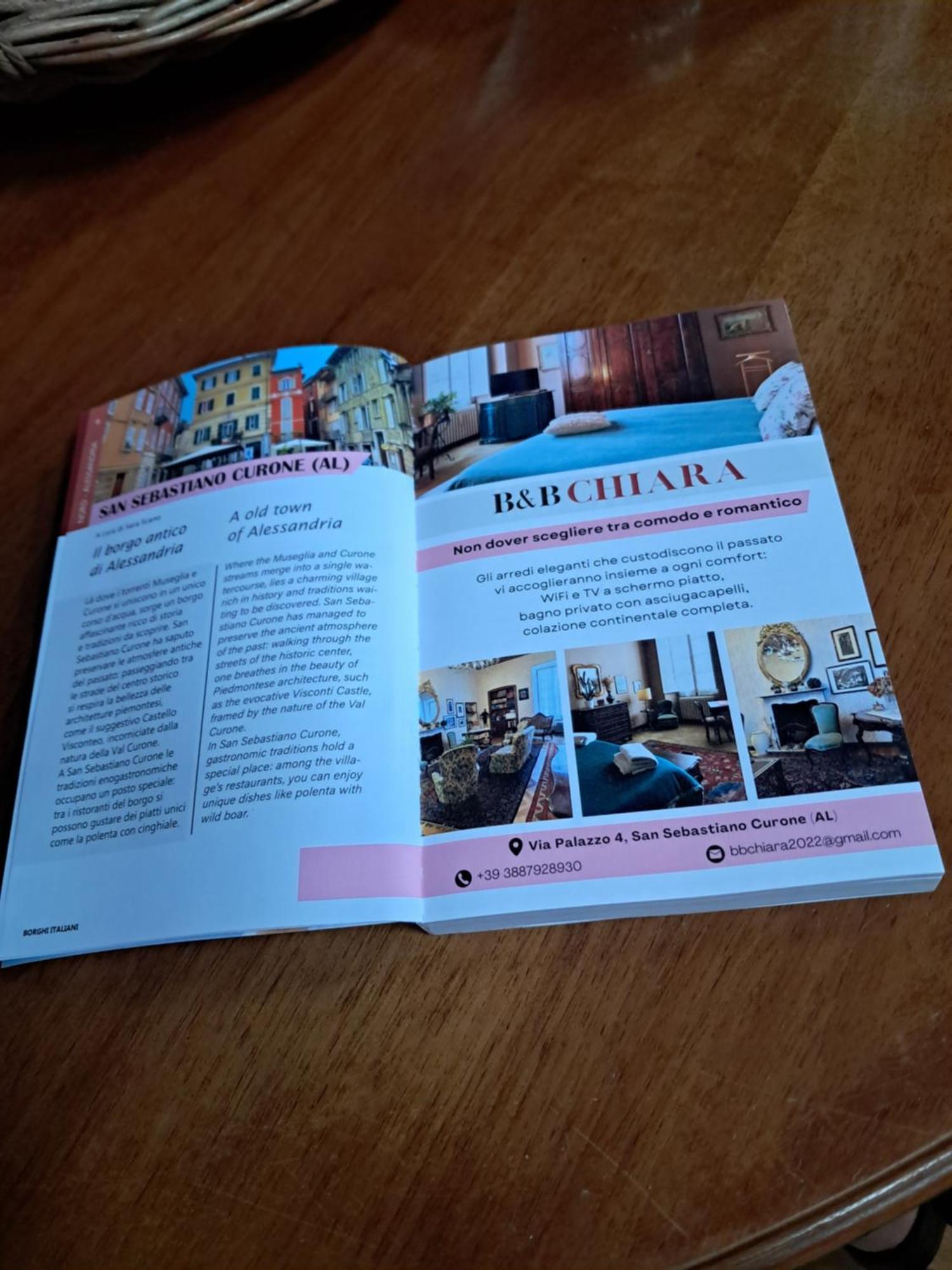 Bed & Breakfast Chiara San Sebastiano Curone Exterior foto
